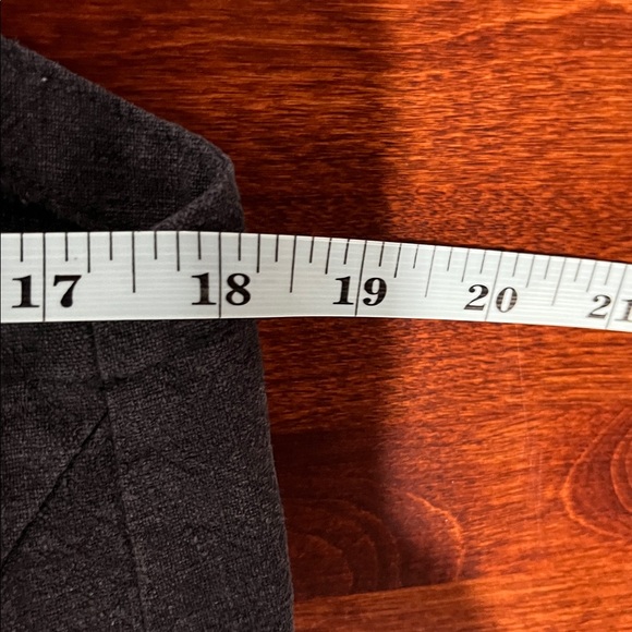 Lurdes Bergada Womens Vest M Dark Charcoal 100% Linen 2 Button Close Pockets EUC - Picture 14 of 14